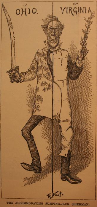 "Accomodating Jumping Jacks" from Harper's Weekly, November 21, 1885