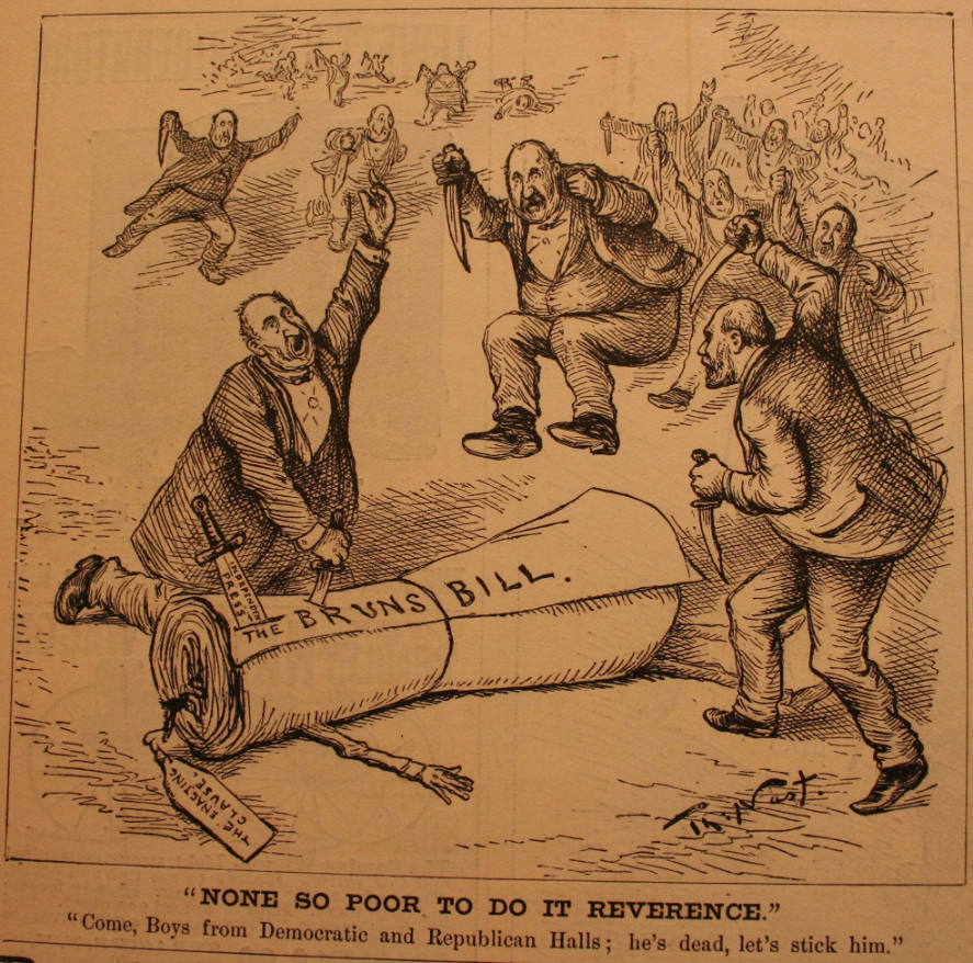 "Not So Poor To Do It Reverance" from Harper's Weekly, May 22, 1886