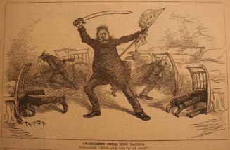 "Anarchists' Drill, New Tactics" from Harper's Weekly, May 29, 1886