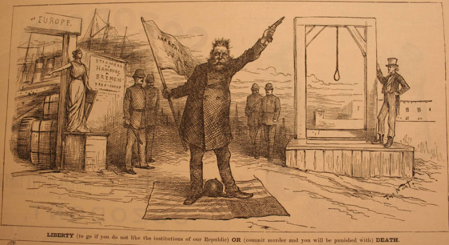 "Liberty Or Death" from Harper's Weekly, June 5, 1886