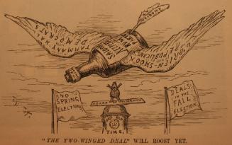 " 'The Two-Winged Deal' Will Roost" from Harper's Weekly, June 25, 1886