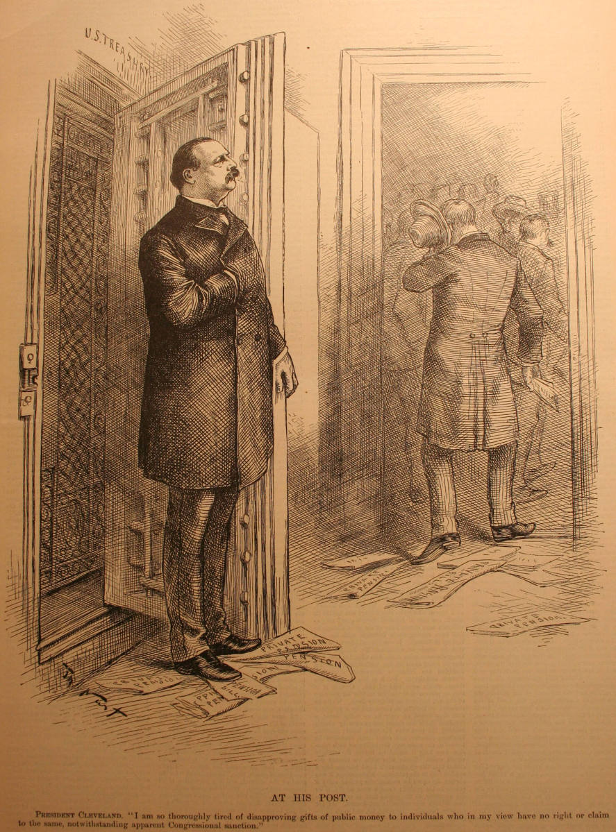 "At His Post" from Harper's Weekly, July 3, 1886