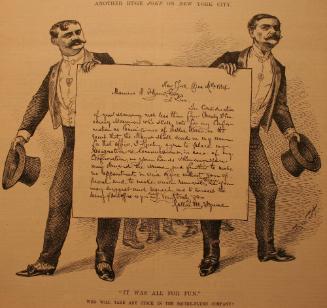 "It Was All For Fun" from Harper's Weekly, August 14, 1886