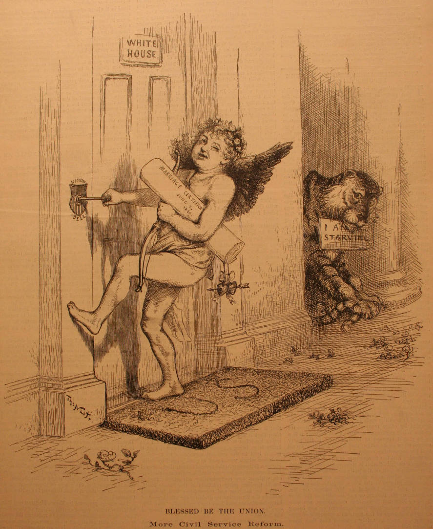 "Blessed Be The Union" from Harper's Weekly, June 12, 1886