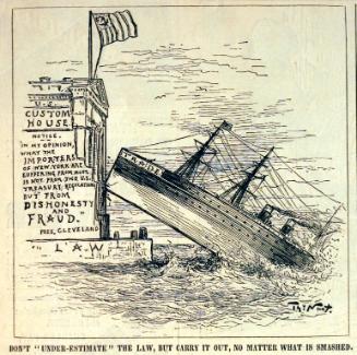 "Don't Under-Estimate The Law" from Harper's Weekly, July 11, 1885