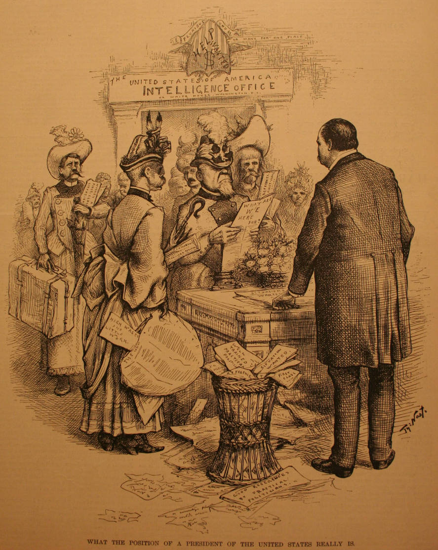 "What The Position Of A President" from Harper's Weekly, July 18, 1885