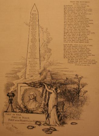 "First In War, First In Peace" from Harper's Weekly, February 21, 1885