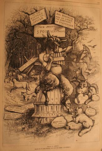 "Pan-ic in Session" from Harper's Weekly, March 19, 1881