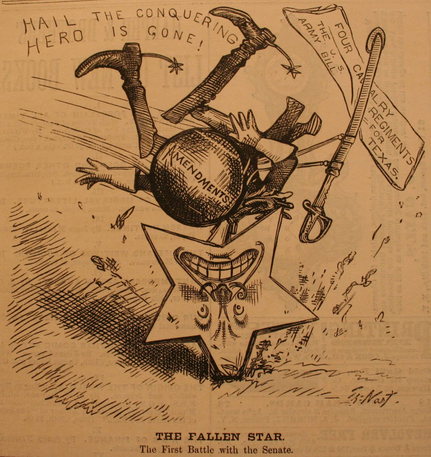 "The Fallen Star" from Harper's Weekly, December 8, 1877