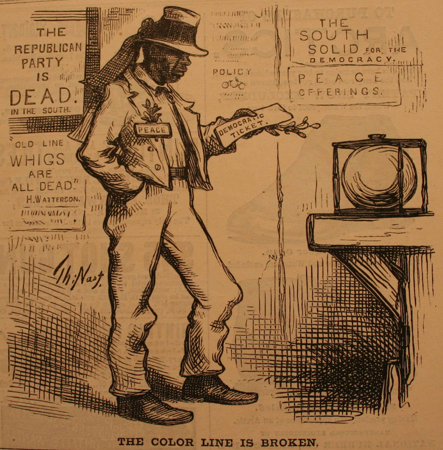 "The Color Line is Broken" from Harper's Weekly, December 8, 1877