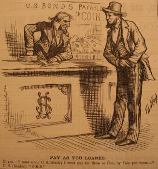 "Pay as You Loaned" from Harper's Weekly, December 15, 1877