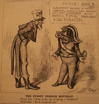 "The Funny French Republic" from Harper's Weekly, June 23, 1877