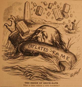 "The Reign of Brick Bats" from Harper's Weekly, November 23, 1878