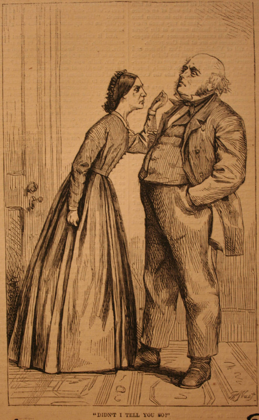 "Didn't I Tell You So" from Harper's Weekly, May 26, 1866