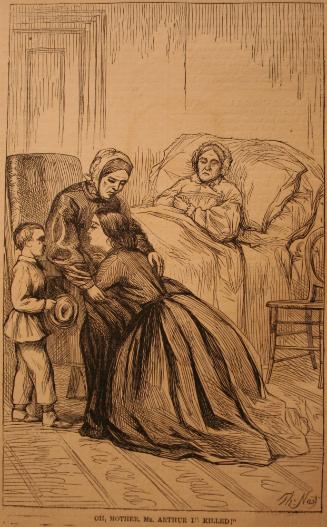 "Oh Mother Mr. Arther is Killed" from Harper's Weekly, June 30, 1866