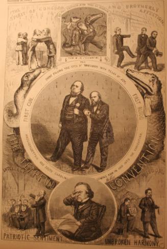 "The Tearful Convention" from Harper's Weekly, September 29, 1866