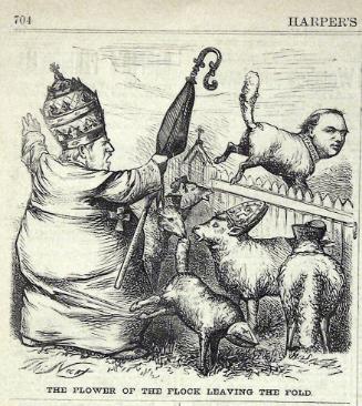 "The Flower of The Flock" from Harper's Weekly, October 30, 1869