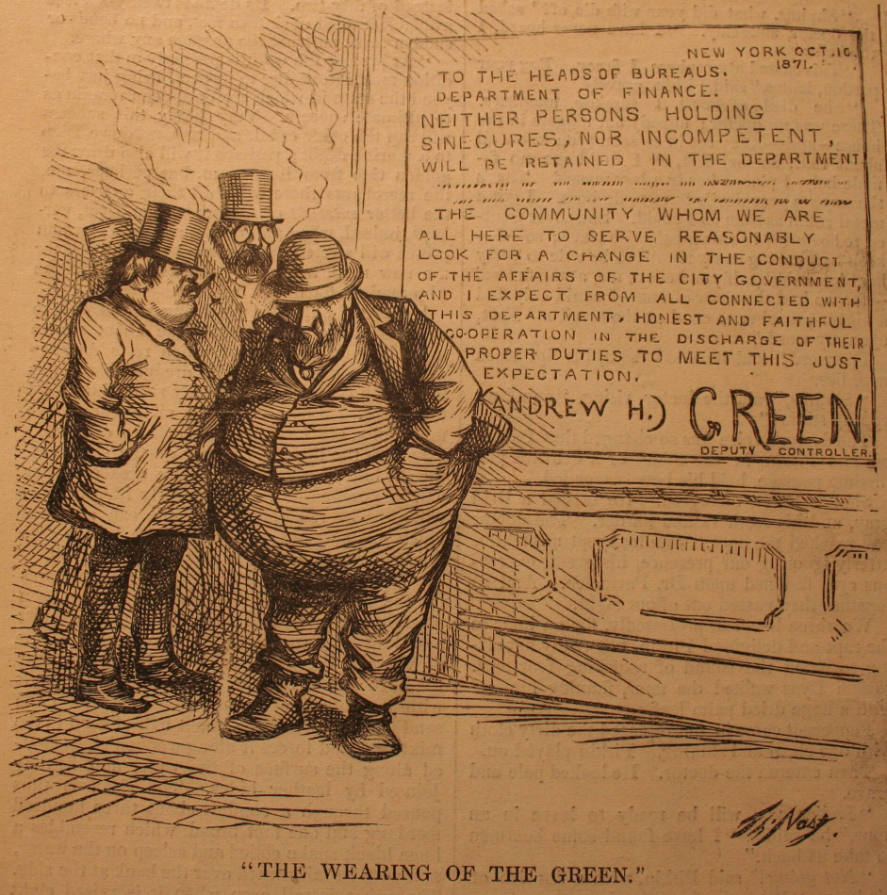 "Wearing Of The Green" from Harper's Weekly, November 11, 1871