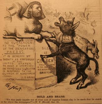 "Gold And Brass" from Harper's Weekly, November 14, 1874