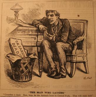 "The Man Who Laughs" from Harper's Weekly, November 21, 1874