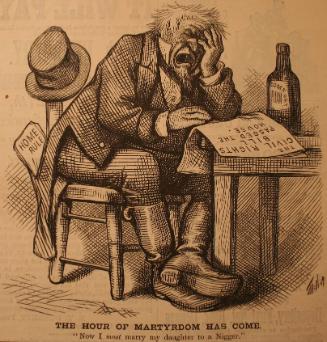 "The Hour Of Martyrdom Has Come" from Harper's Weekly, February 27, 1875