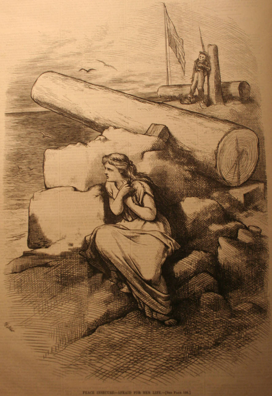 "Peace Insecure" from Harper's Weekly, February 13, 1875