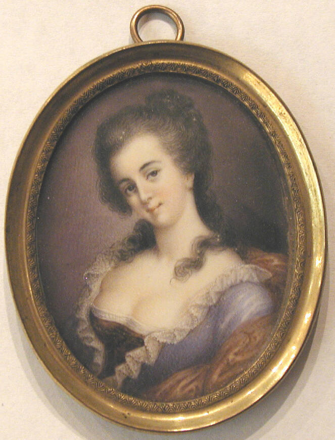 Portrait of Mlle. de St. Aubin