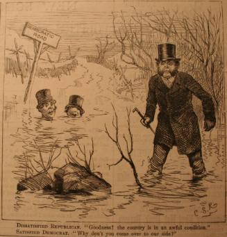 "Dissatisfied Republican" from Harper's Weekly, March 6, 1875