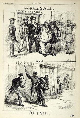 "Wholesale And Retail" from Harper's Weekly, September 16, 1871