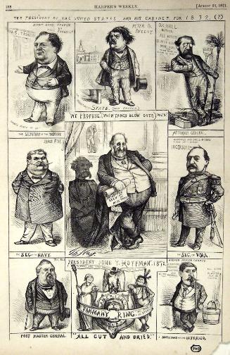 "The President of United St." from Harper's Weekly, August 26, 1871