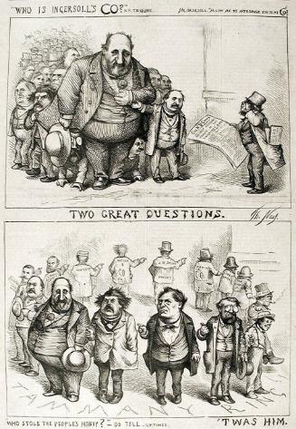 "Two Great Questions" from Harper's Weekly, August 19, 1871.