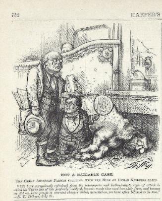 "Not a Bailable Case" from Harper's Weekly, August 12, 1871