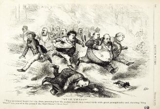 "Stop Thief" from Harper's Weekly, October 7, 1871