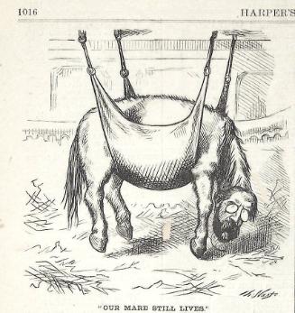 "Our Mare Still Lives" from Harper's Weekly, October 28, 1871
