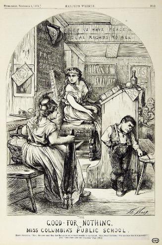 "The Good-For-Nothing" from Harper's Weekly, November 4, 1871