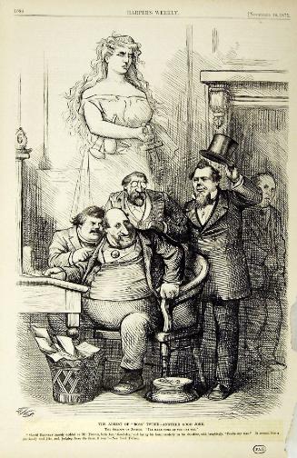 "The Arrest of Boss Tweed" from Harper's Weekly, November 18, 1871