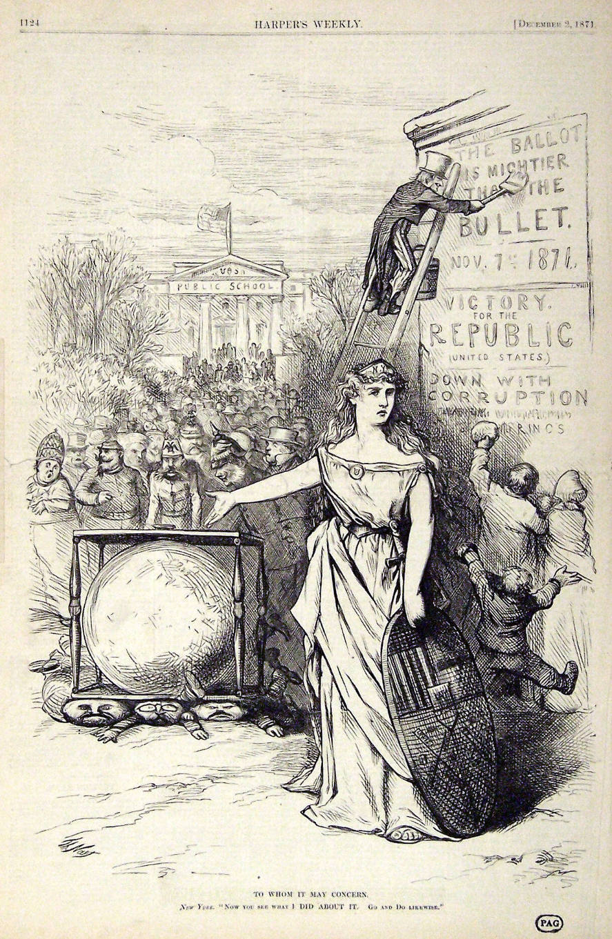 "To Whom It May Concern" from Harper's Weekly, December 2, 1871