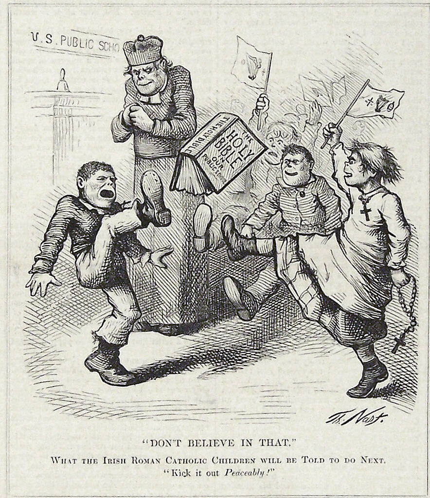 "Don't Believe In That" from Harper's Weekly, December 23, 1871