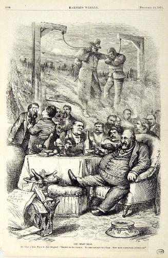 "The Dead Beat" from Harper's Weekly, December 23, 1871