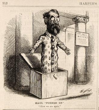 "Haul Turned Up" from Harper's Weekly, February 3, 1872