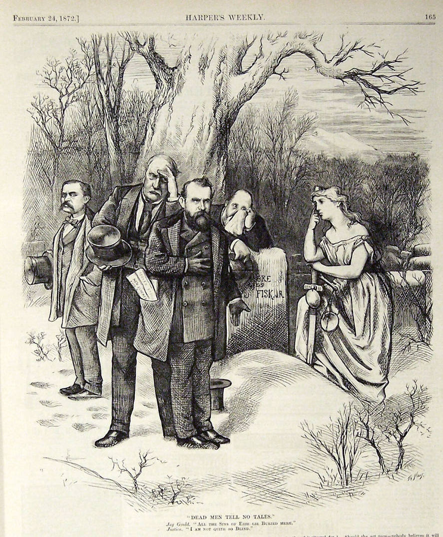 "Dead Men Tell No Tales" from Harper's Weekly, February 24, 1872