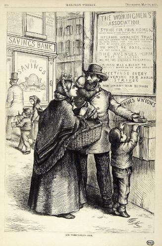 "Workingman's Mite" from Harper's Weekly, May 20, 1871