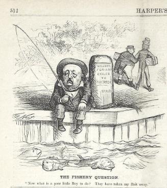 "The Fishery Question" from Harper's Weekly, June 3, 1871