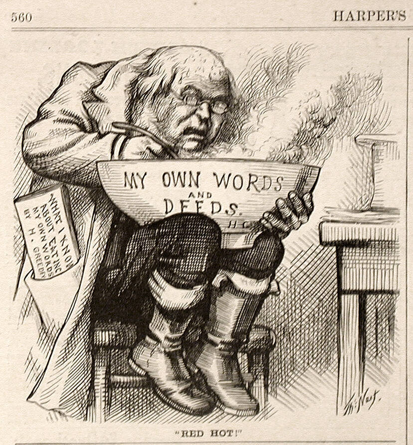 "Red Hot" from Harper's Weekly, July 13, 1872