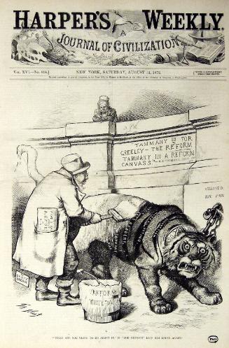 "What Are You Going To Do?" from Harper's Weekly, August 31, 1872