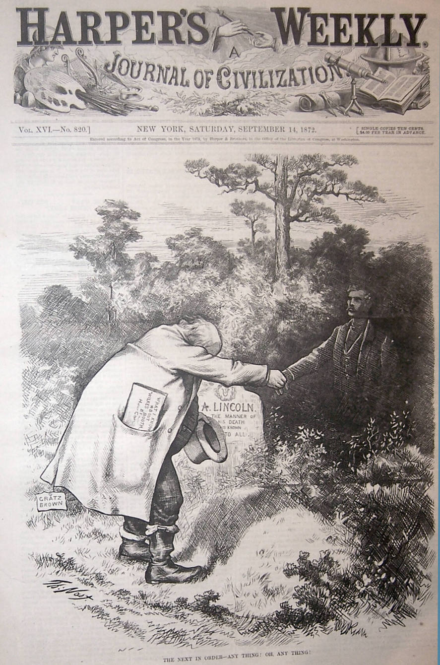 "The Next In Order" from Harper's Weekly, September 14, 1872