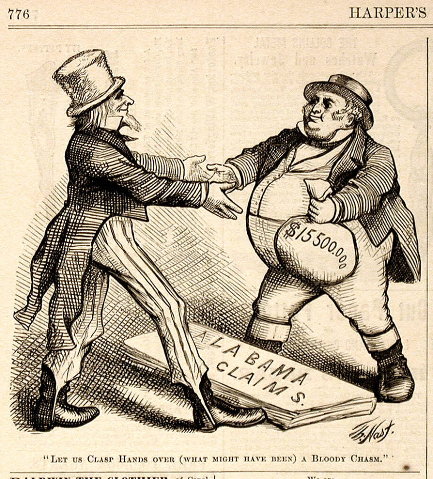 "Let Us Clasp Hands" from Harper's Weekly, October 5, 1872