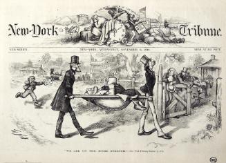 "We Are On The Home Stretch" from Harper's Weekly, November 16, 1872