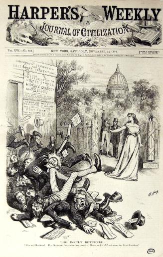 "The Insult Returned" from Harper's Weekly, November 23, 1872