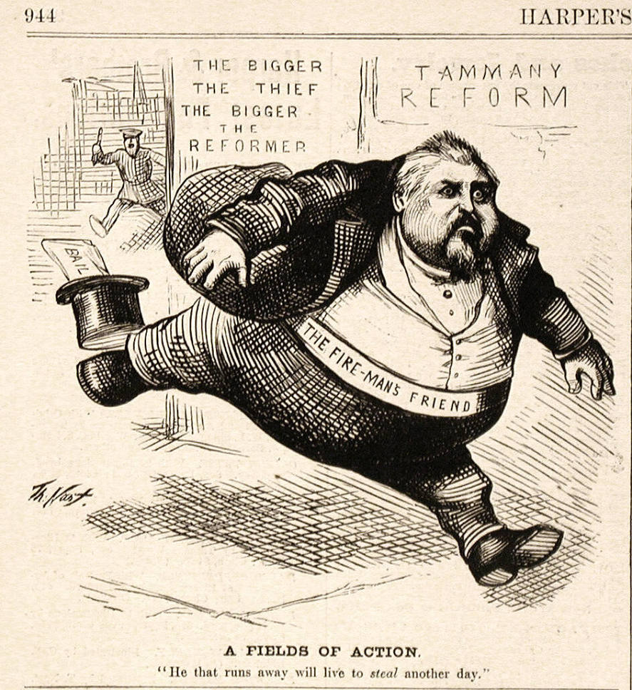 "A Field Of Action" from Harper's Weekly, November 1872